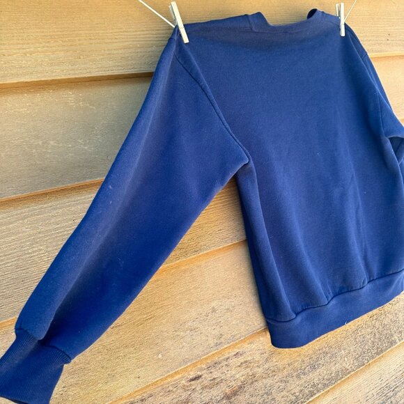 Vintage Jerzees New York USA Blue Sweatshirt Size L - Picture 8 of 11